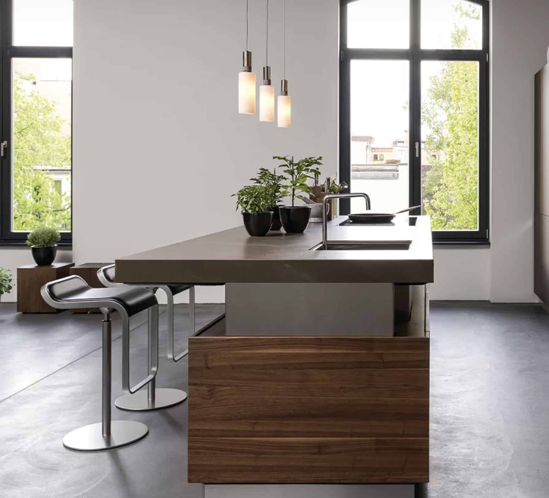 Küchen mit Kochinsel